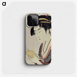 2-84_Kitagawa-Utamaro_phone