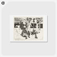 アートポストカード-Seven Women on the Water in Martinique - ポール ゴーギャン Postcard.