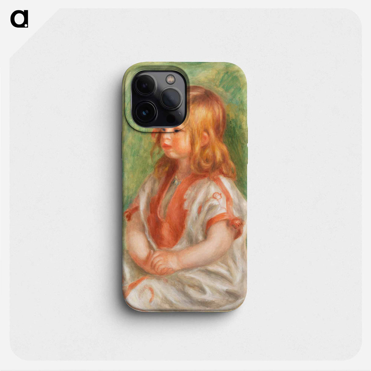 Claude Renoir - Pierre Auguste Renoir Phone Case.