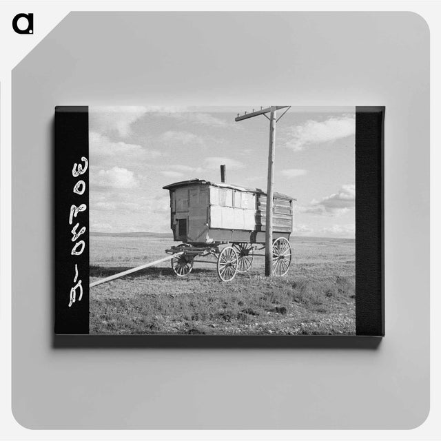 アートパネル-Shasta County Trees and Clouds
 - ラッセル リー Canvas.