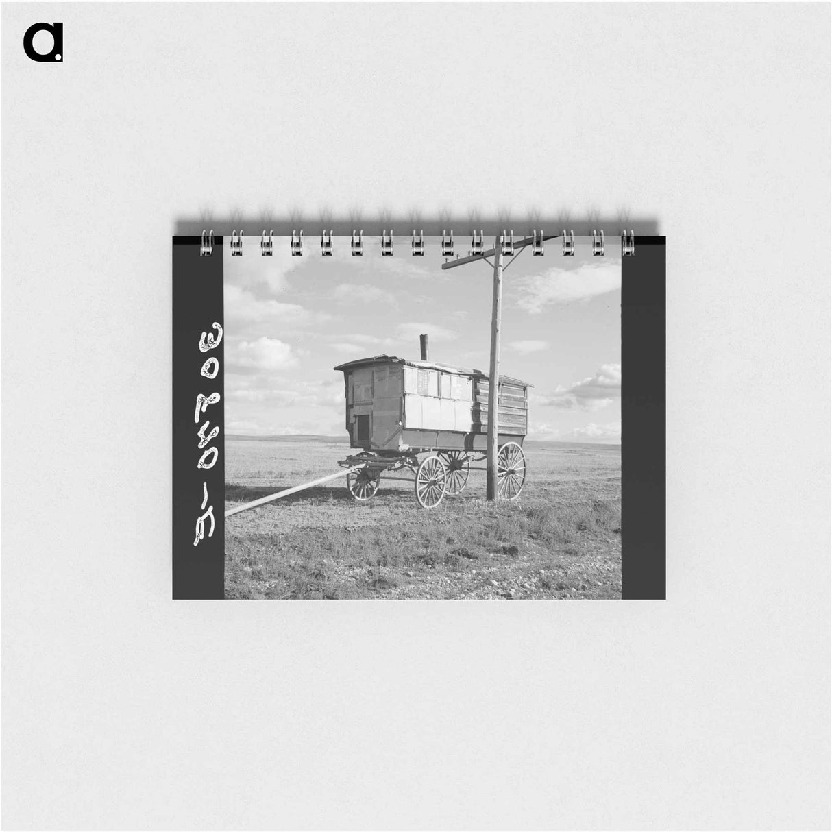 アートメモ帳-Shasta County Trees and Clouds
 - ラッセル リー Memo.