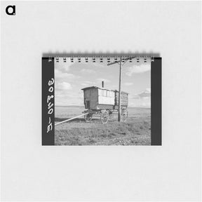アートメモ帳-Shasta County Trees and Clouds
 - ラッセル リー Memo.