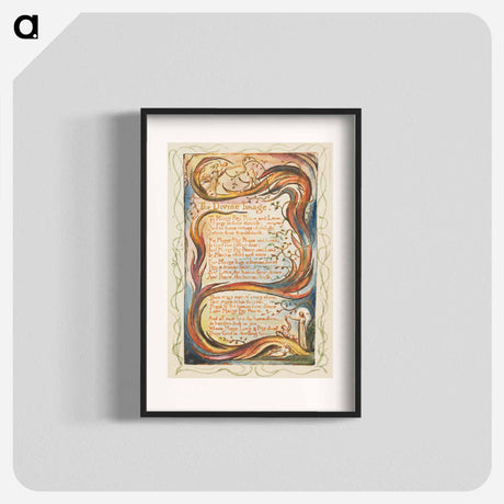 アートポスター-Songs of Innocence and of Experience: The Divine Image - ウィリアム ブレイク Poster.