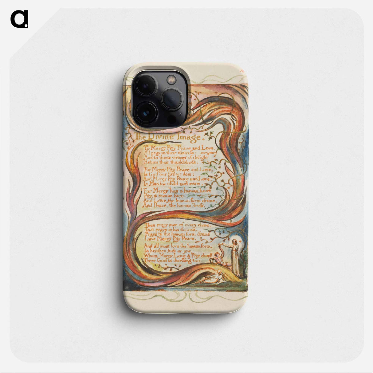 Songs of Innocence and of Experience: The Divine Image - ウィリアム ブレイク Phone Case.