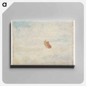 アートパネル-Sailing Boat in a Rough Sea - ウィリアム ターナー Canvas.