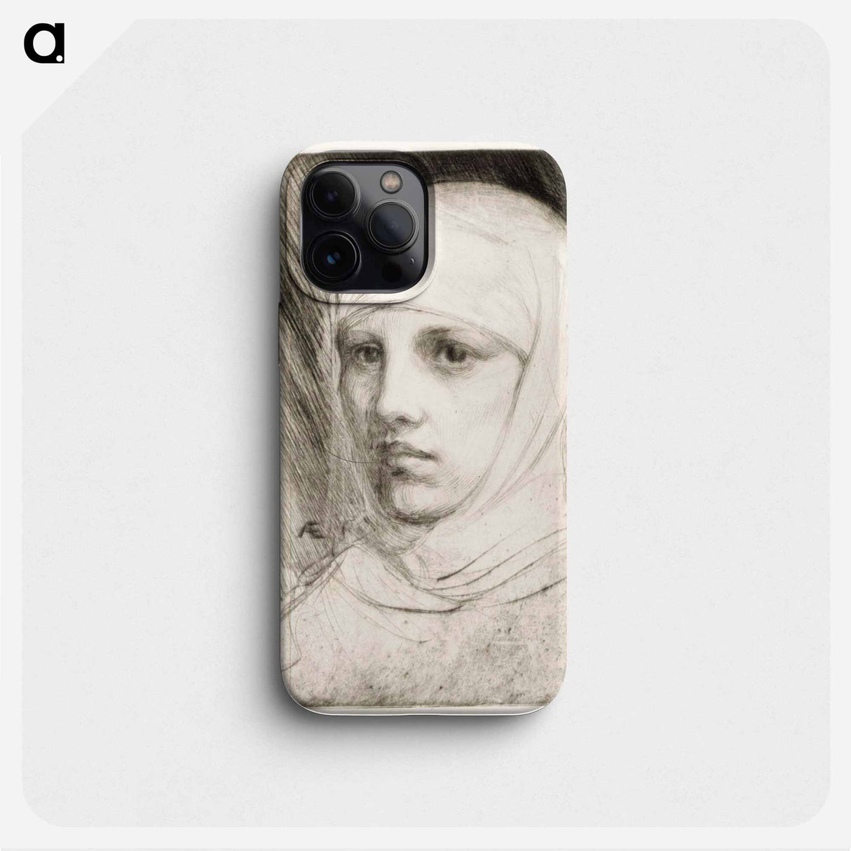 Madonnan pää - アルバート エーデルフェルト Phone Case.