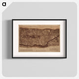 New York City - アンティーク地図 Poster.