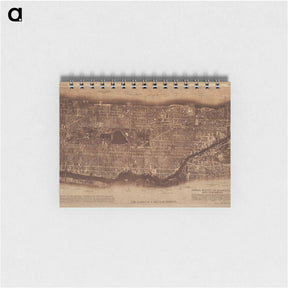 アートメモ帳-New York City - アンティーク地図 Memo.