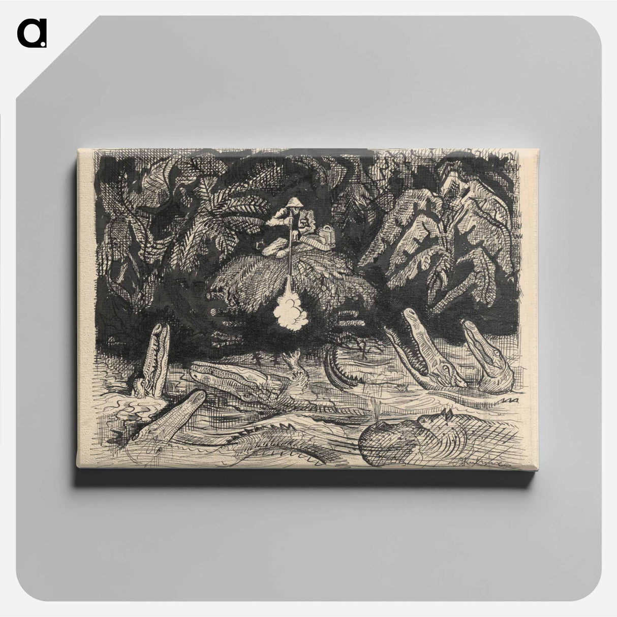 Stories in wilderness - 6 - アーノルド ピーター ワイズ クビンチャン Canvas.