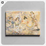 アートパネル-Woman with Baby Carriage
 - バーンズ・コレクション Canvas.