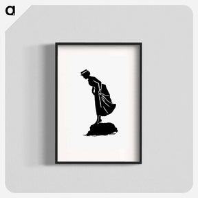 アートポスター-Silhouette from Michael's Crag
 - 大英図書館 Poster.