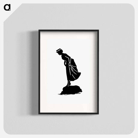 アートポスター-Silhouette from Michael's Crag
 - 大英図書館 Poster.