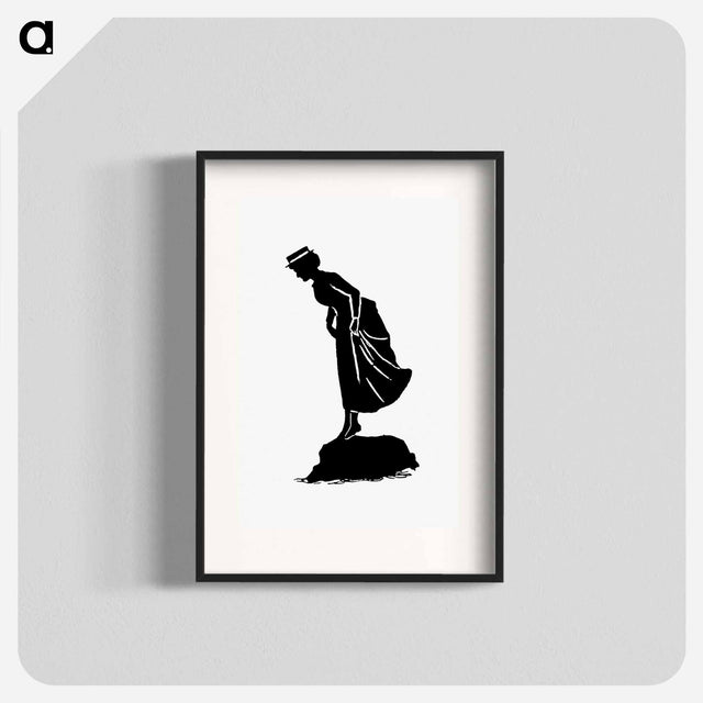 アートポスター-Silhouette from Michael's Crag
 - 大英図書館 Poster.