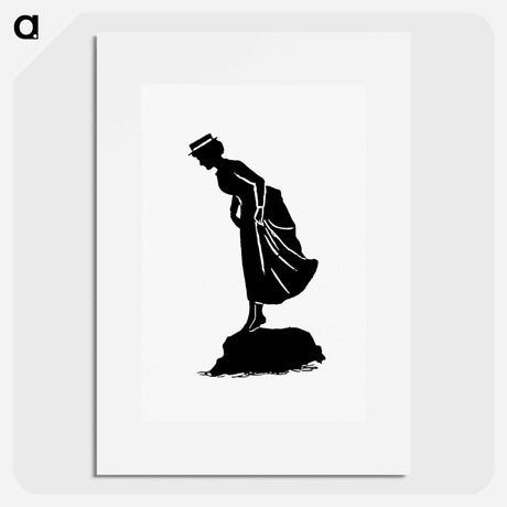 アートポスター-Silhouette from Michael's Crag
 - 大英図書館 Poster.