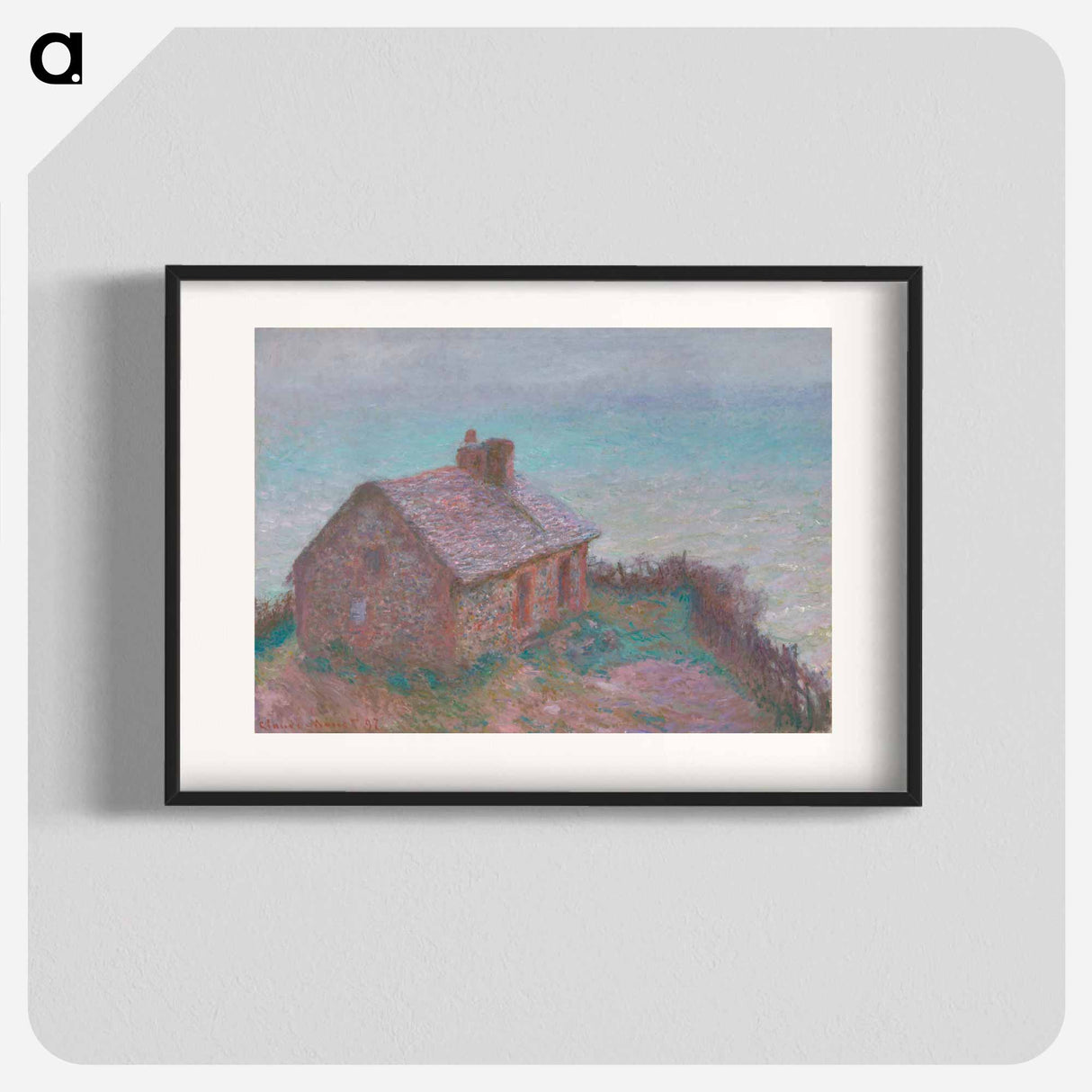 The Customs House at Varengeville - Claude Monet Poster.