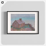 The Customs House at Varengeville - Claude Monet Poster.