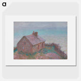 The Customs House at Varengeville - Claude Monet Poster.