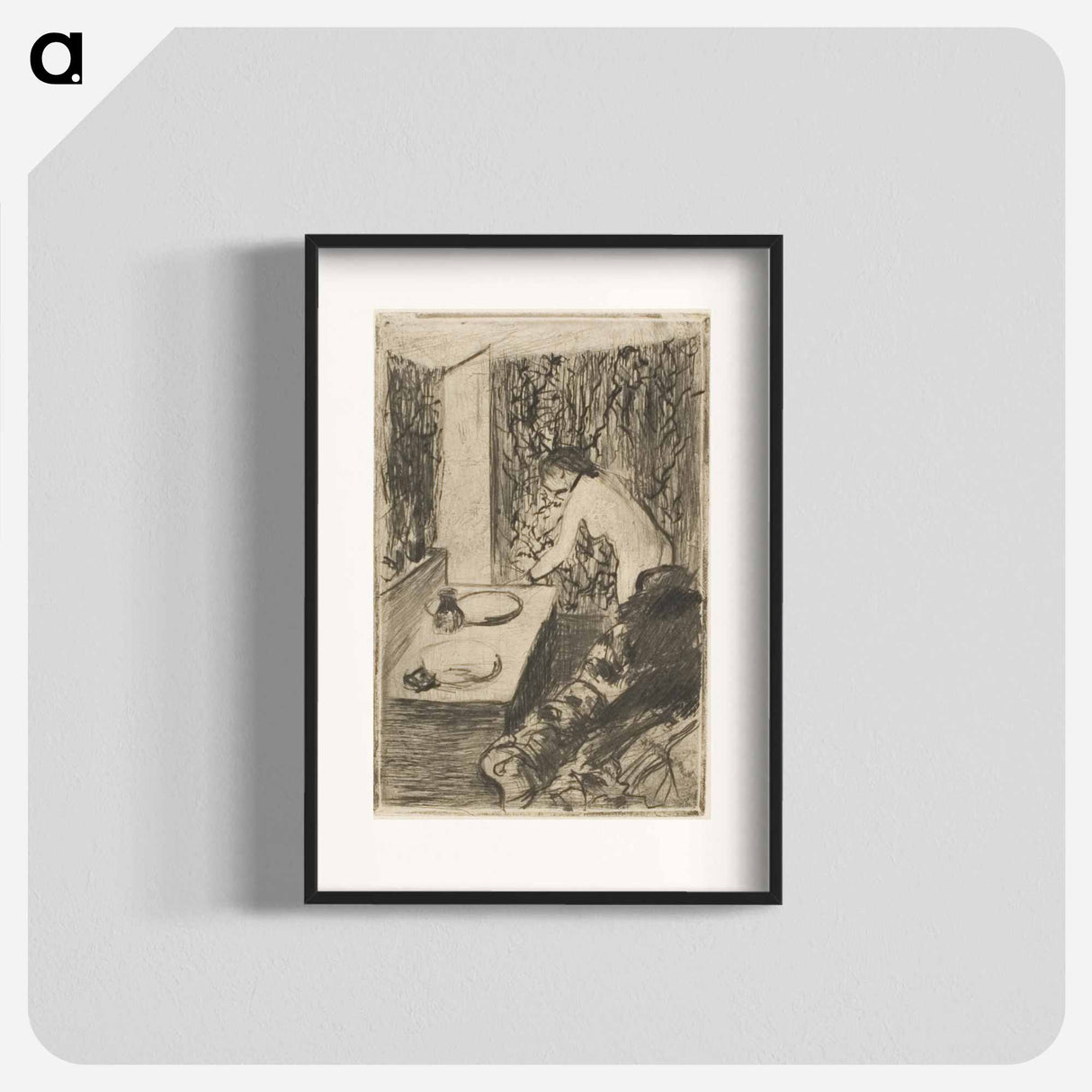 アートポスター-The Little Dressing Room - エドガー ドガ Poster.