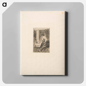 The Little Dressing Room - エドガー ドガ Canvas.