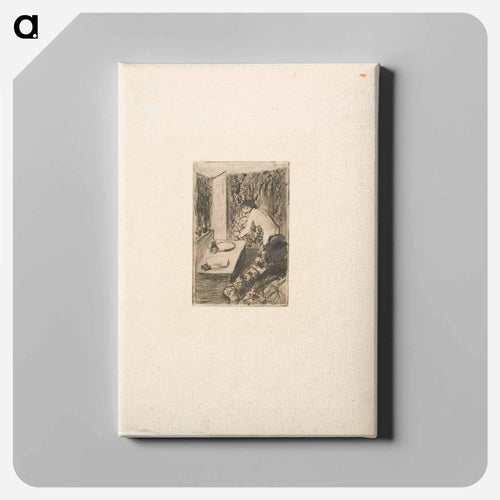 The Little Dressing Room - エドガー ドガ Canvas.