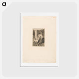 アートポストカード-The Little Dressing Room - エドガー ドガ Postcard.