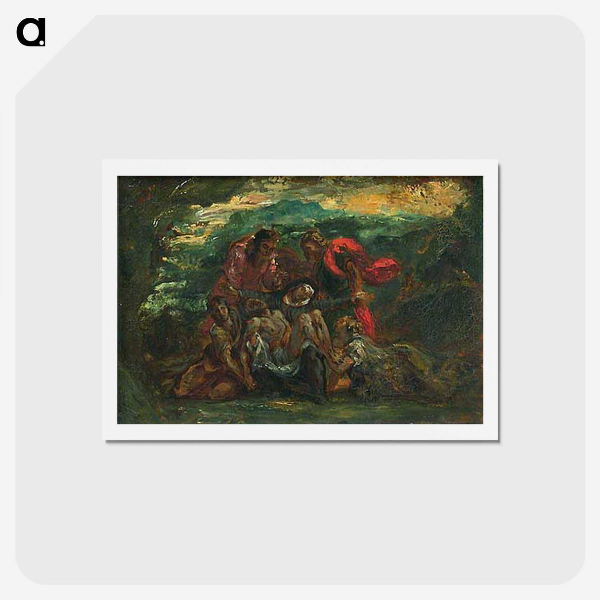 2-85_Eugene-Delacroix_hagaki