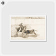 アートポストカード-Manly courage of the celebrated Pajuelera in the ring at Saragossa - フランシスコ デ ゴヤ Postcard.