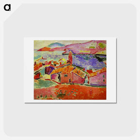 アートポストカード-View of Collioure - アンリ マティス Postcard.
