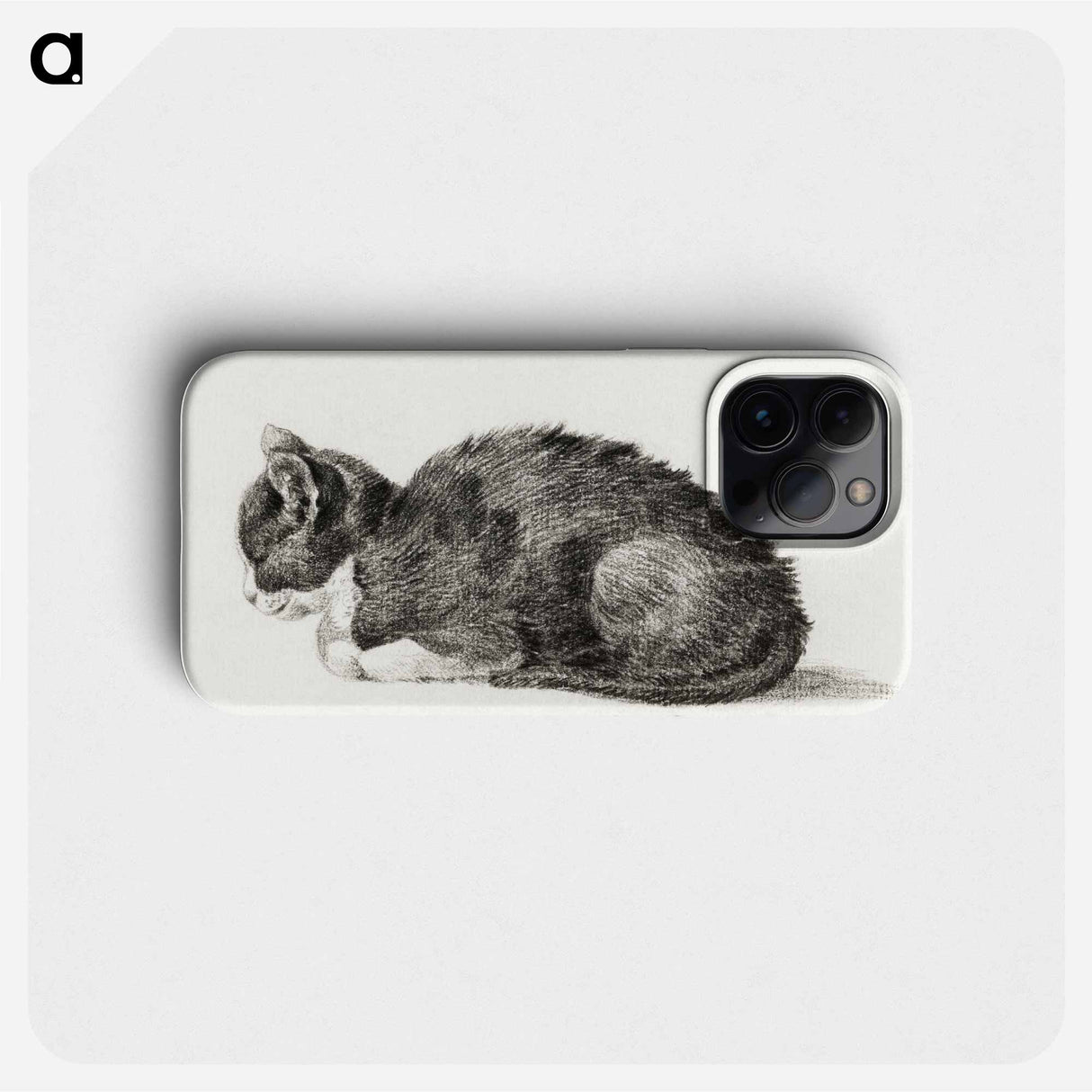 Lying cat - Jean Bernard Phone Case.