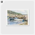 アートポストカード-Boats - ジョン シンガー サージェント Postcard.