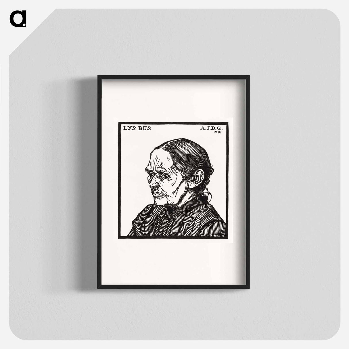 Portrait of Lijs Bus - Julie de Graag Poster.