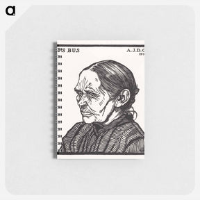 アートメモ帳-Portrait of Lijs Bus - ユリー デ フラーハ Memo.