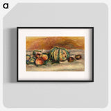 Still Life with Melon - Pierre-Auguste Renoir Poster.