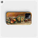 Still Life with Melon - Pierre Auguste Renoir Phone Case.