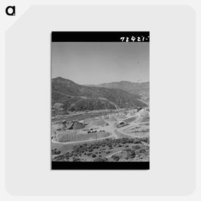 アートポストカード-Shasta Dam Construction
 - ラッセル リー Postcard.