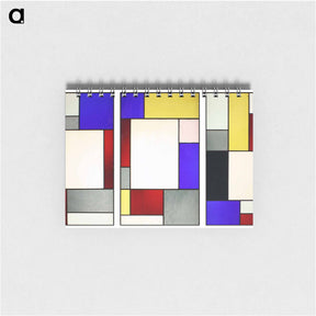 アートメモ帳-Tripartite stained glass window - テオ ファン ドゥースブルフ Memo.
