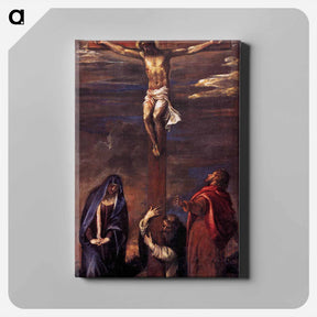 アートパネル-The crucifixion - ティツィアーノ ヴェチェッリオ Canvas.