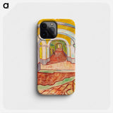 Corridor in the Asylum - Vincent van Gogh Phone Case.