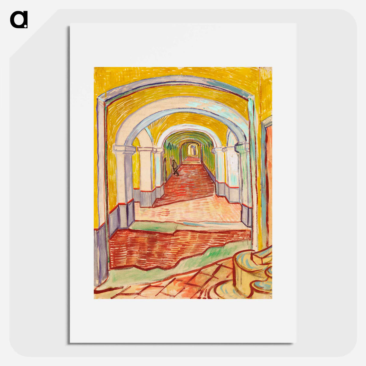 Corridor in the Asylum - Vincent van Gogh Poster.