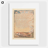 Jerusalem, Plate 19 - William Blake Poster.