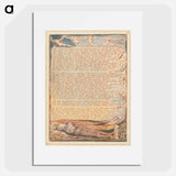 アートポスター-Jerusalem, Plate 19 - ウィリアム ブレイク Poster.