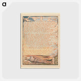 アートポストカード-Jerusalem, Plate 19 - ウィリアム ブレイク Postcard.