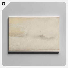 アートパネル-Ship in a Storm - ウィリアム ターナー Canvas.