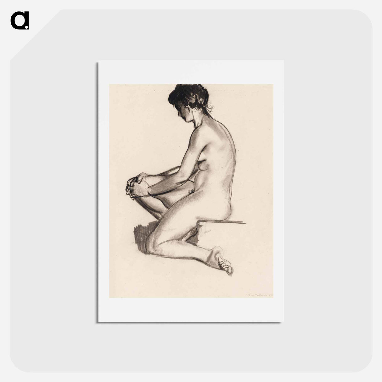 アートポストカード-Nude Woman
 - イェール大学アートギャラリー Postcard.