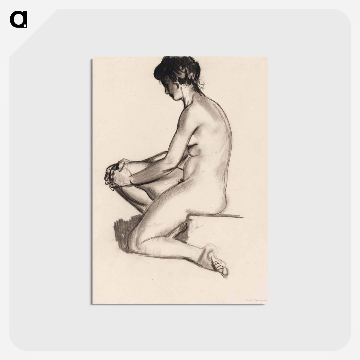 アートポストカード-Nude Woman
 - イェール大学アートギャラリー Postcard.