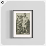 The Peasant and His Wife at Market - アルブレヒト デューラー Poster.