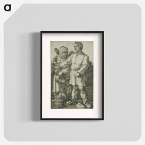 アートポスター-The Peasant and His Wife at Market - アルブレヒト デューラー Poster.