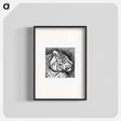 アートポスター-Tiger's Side Face Portrait
 - 大英図書館 Poster.