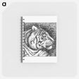 アートメモ帳-Tiger's Side Face Portrait
 - 大英図書館 Memo.
