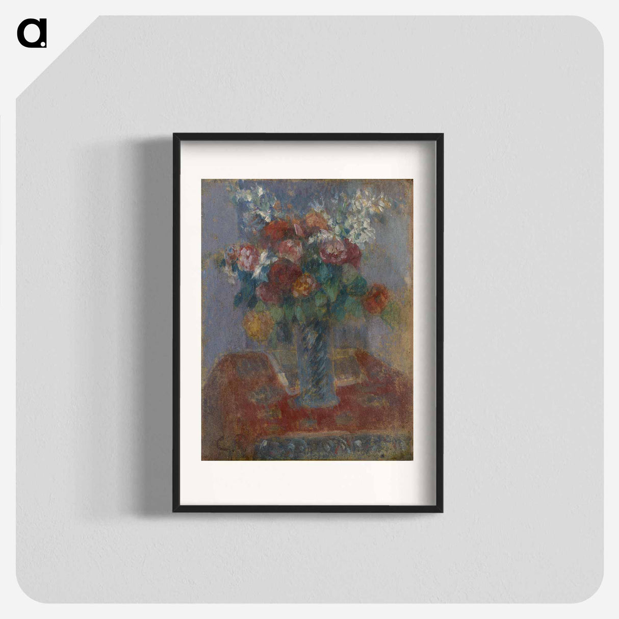 Bouquet of fleurs - Camille Pissarro Poster.